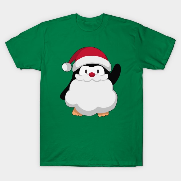 PENGUIN CHRISTMAS BEARD T-Shirt by GreatSeries